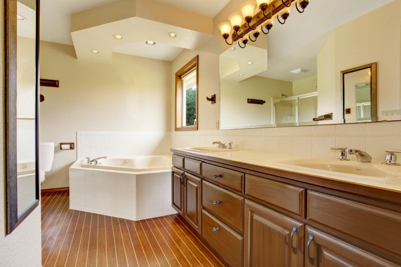 Modern Bathroom with Recessed Lighting
